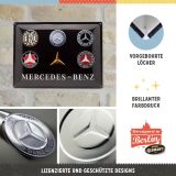Металлическая пластина Mercedes-Benz Logos, Tin Sign, 30x40, Nostalgic Art, артикул NA23251