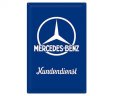 Металлическая пластина Mercedes-Benz Kundendienst, Tin Sign, 40x60, Nostalgic Art