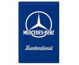 Металлическая пластина Mercedes-Benz Kundendienst, Tin Sign, 15x20, Nostalgic Art