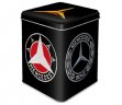Металлическая коробка Mercedes-Benz Logo Evolution, Tea Box Steel, Nostalgic Art