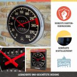 Настенные часы Mercedes-Benz Speedometer, Retro Wall Clock, Nostalgic Art, артикул NA51091