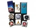 Набор магнитов на холодильник Mercedes-Benz Logo Evolution, Fridge Magnets, Nostalgic Art