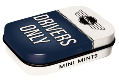Металлическая коробка MINI Drivers Only, Mint Box, Nostalgic Art