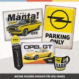 Металлическая пластина Opel Parking Only, Tin Sign, 30x40, Nostalgic Art, артикул NA23316