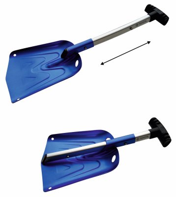 Алюминиевая складная лопата для снега Toyota Foldable Snow Shovel, Blue/Silver/Black