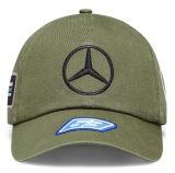 Бейсболка Mercedes-AMG F1, Dark Green, Special Edition, George Russell, артикул B67999697