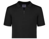 Мужская рубашка-поло Audi Tec-Shirt knitted, men, black, артикул 3132301402