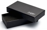 Кожаный брелок Chery Premium Leather Keychain, Metall/Leather, Blue/Blue, артикул FKBRLBPCY