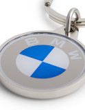 Стальной брелок BMW Logo Keychain, Steel, Silver, артикул 80275A7E4B8