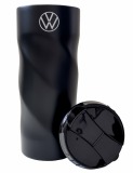 Термокружка Volkswagen Thermo Mug Twisted, Black Matt, артикул FK5883BLVW