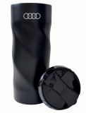 Термокружка Audi Thermo Mug Twisted, Black Matt, артикул FK5883BLAI