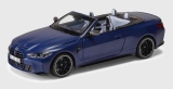 Масштабная модель спортивного BMW M4 Сonvertible (G83), 1:18 Scale, Blue, артикул 80435A51951