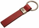 Кожаный брелок Lixiang (Лисян) Logo Keychain, Metall/Leather Saffiano 2, Red/Silver
