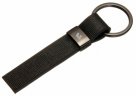 Кожаный брелок Lixiang (Лисян) Logo Keychain, Metall/Leather Saffiano, Black/Silver