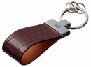 Кожаный брелок Lixiang (Лисян) Premium Leather Keychain, Metall/Leather, Brown