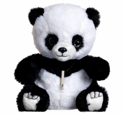 Мягкая игрушка медвежонок панда Lixiang (Лисян) Plush Toy Panda Bear, White/Black