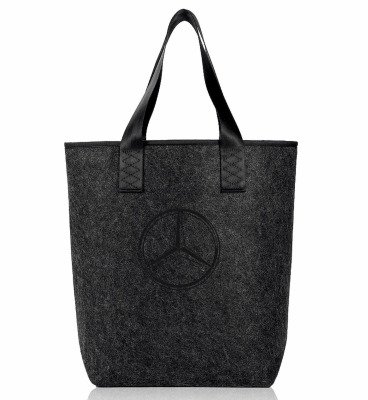 Сумка для покупок Mercedes-Benz Star Shopping Bag, Dark Grey