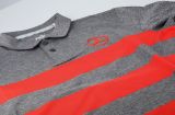 Мужская рубашка-поло для гольфа Mercedes-Benz Golf Polo Shirt, Grey/Red, артикул B66450417