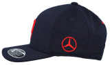 Бейсболка для гольфа Mercedes-Benz Golf Cap, Blue/Red, артикул B66450415