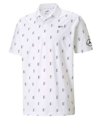 Мужская рубашка-поло Mercedes-Benz Men's Golf Polo Shirt, White
