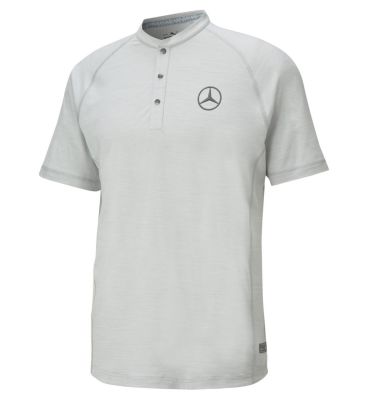 Мужская рубашка-поло для гольфа Mercedes-Benz Men's Golf Polo Shirt, White