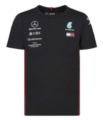 Детская футболка Mercedes-AMG Formula 1 Children's T-shirt, Black