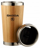 Термокружка Skoda Thermo Mug, Bamboo, 0,45l, артикул FK565HSA