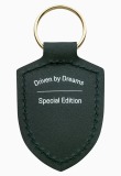 Брелок для ключей с гербом Porsche Crest Keyring, Driven By Dreams 75Y, Green, артикул WAP0503520RWSA