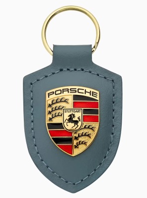 Брелок для ключей с гербом Porsche Crest Keyring, Driven By Dreams 75Y, Blue