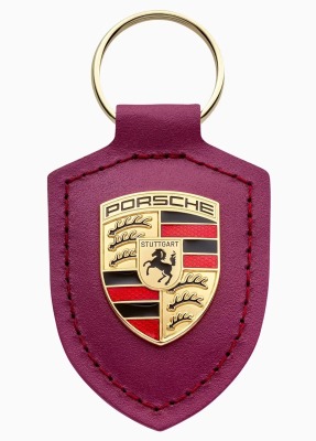 Брелок для ключей с гербом Porsche Crest Keyring, Driven By Dreams, Ruby Star