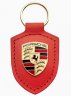 Брелок для ключей с гербом Porsche Crest Keyring, Driven By Dreams 75Y, Lava Orange