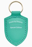 Брелок для ключей с гербом Porsche Crest Keyring, Driven By Dreams 75Y, Turquoise, артикул WAP0503530RWSA