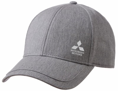 Бейсболка Mitsubishi Classic Baseball Сap, Grey Melange