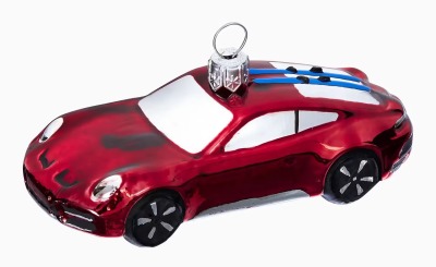 Ёлочная игрушка Porsche Christmas Tree Decorations, Collector's Edition No. 5 – Christmas, Red