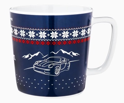 Лимитированная новогодняя кружка Porsche Collector's Cup No. 2 – Christmas, Blue