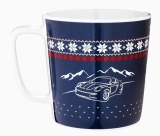 Лимитированная новогодняя кружка Porsche Collector's Cup No. 2 – Christmas, Blue, артикул WAP0500040RCLC