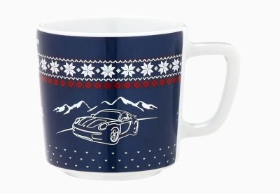 Лимитированная новогодняя кружка для эспрессо Porsche Collector's Espresso Cup No. 2 – Christmas, Blue