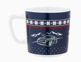 Лимитированная новогодняя кружка для эспрессо Porsche Collector's Espresso Cup No. 2 – Christmas, Blue, артикул WAP0500030RESC