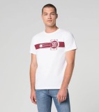 Мужская футболка Porsche Connecting Rod T-shirt, Essential, White, артикул WAP67000S0PESS