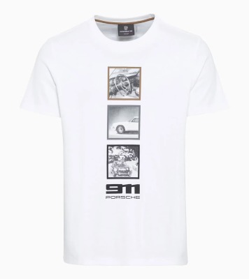 Юбилейная футболка унисекс Porsche 60Y 911 Unisex T-shirt, White