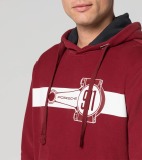 Мужская толстовка Porsche Men's Connecting rod hoodie – Essential, Bordeaux Red, артикул WAP67300M0PESS