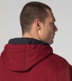 Мужская толстовка Porsche Men's Connecting rod hoodie – Essential, Bordeaux Red, артикул WAP67300M0PESS