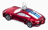 Ёлочная игрушка Porsche Christmas Tree Decorations, Collector's Edition No. 5 – Christmas, Red, артикул WAP0500060RWBS