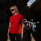 Женская футболка BMW Motorrad T-shirt, Red, Women, артикул J0700000085