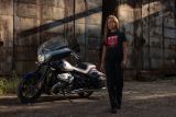Женская футболка BMW Motorrad T-shirt, MTRRD, Black, Women, артикул J0700000144