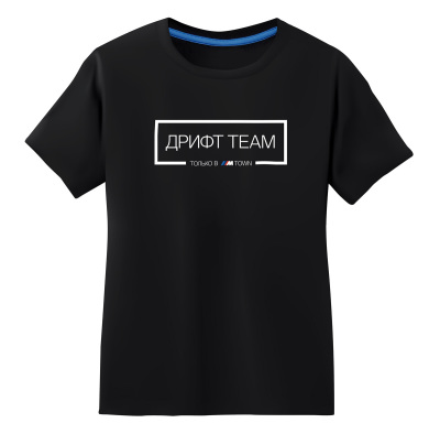 Женская футболка BMW ДРИФТ TEAM T-shirt, Black, Women