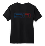 Юбилейная женская футболка BMW M 50 T-shirt, Black, Women, артикул J0700000189