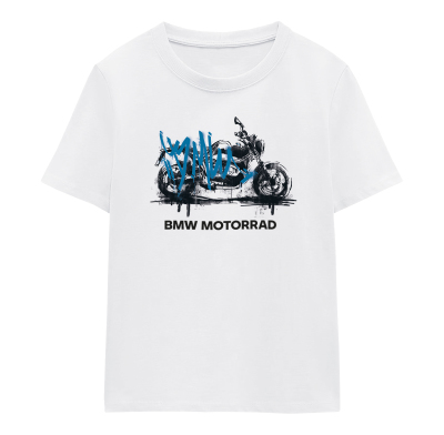Женская футболка BMW Motorrad Luftgekuhlt T-shirt, White, Women