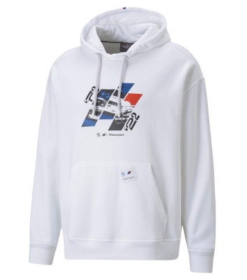 Толстовка унисекс BMW MMS Graphic Hoodie, White