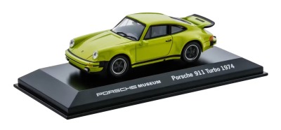 Модель автомобиля Porsche 911 Turbo 3.0, Scale 1:43, Light Green